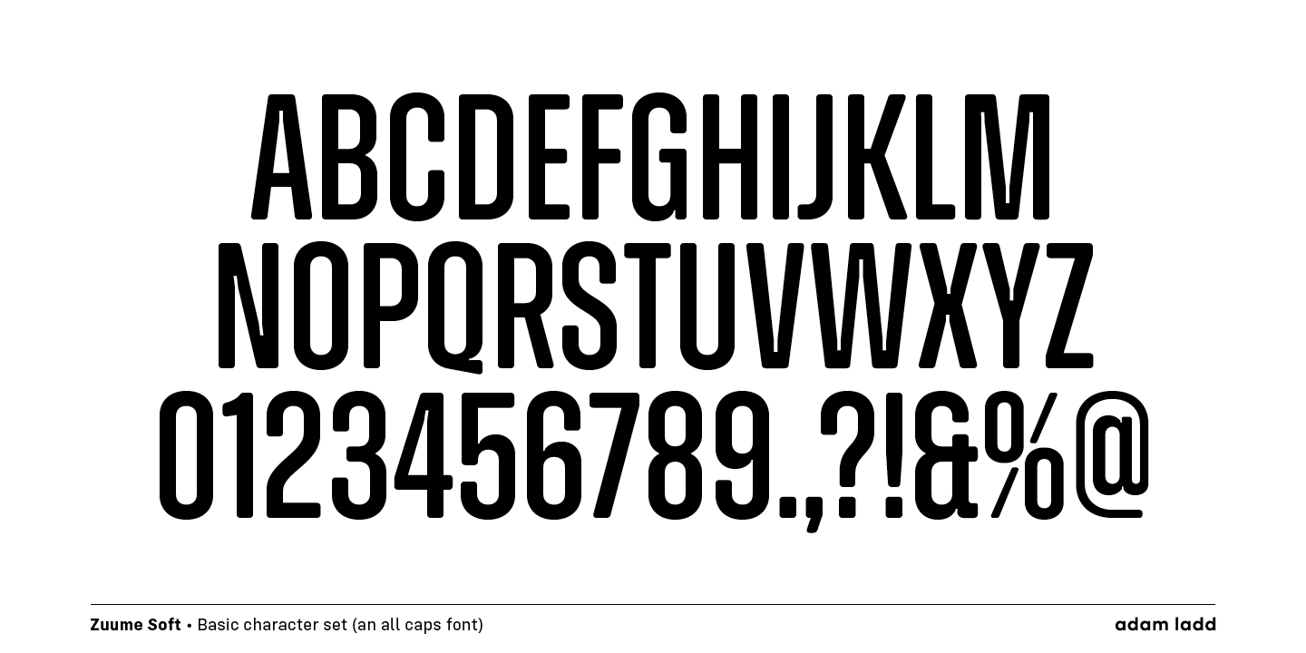 Zuume Soft Italic Font preview